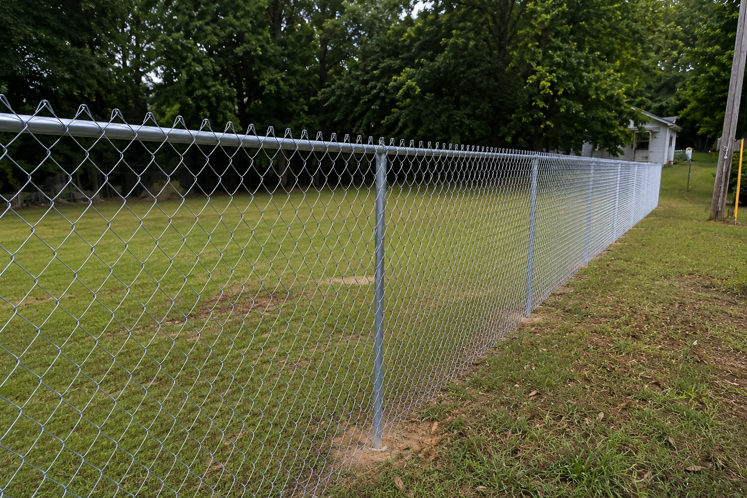 Chain link fence installed by Ground Hog Fencing — example 5